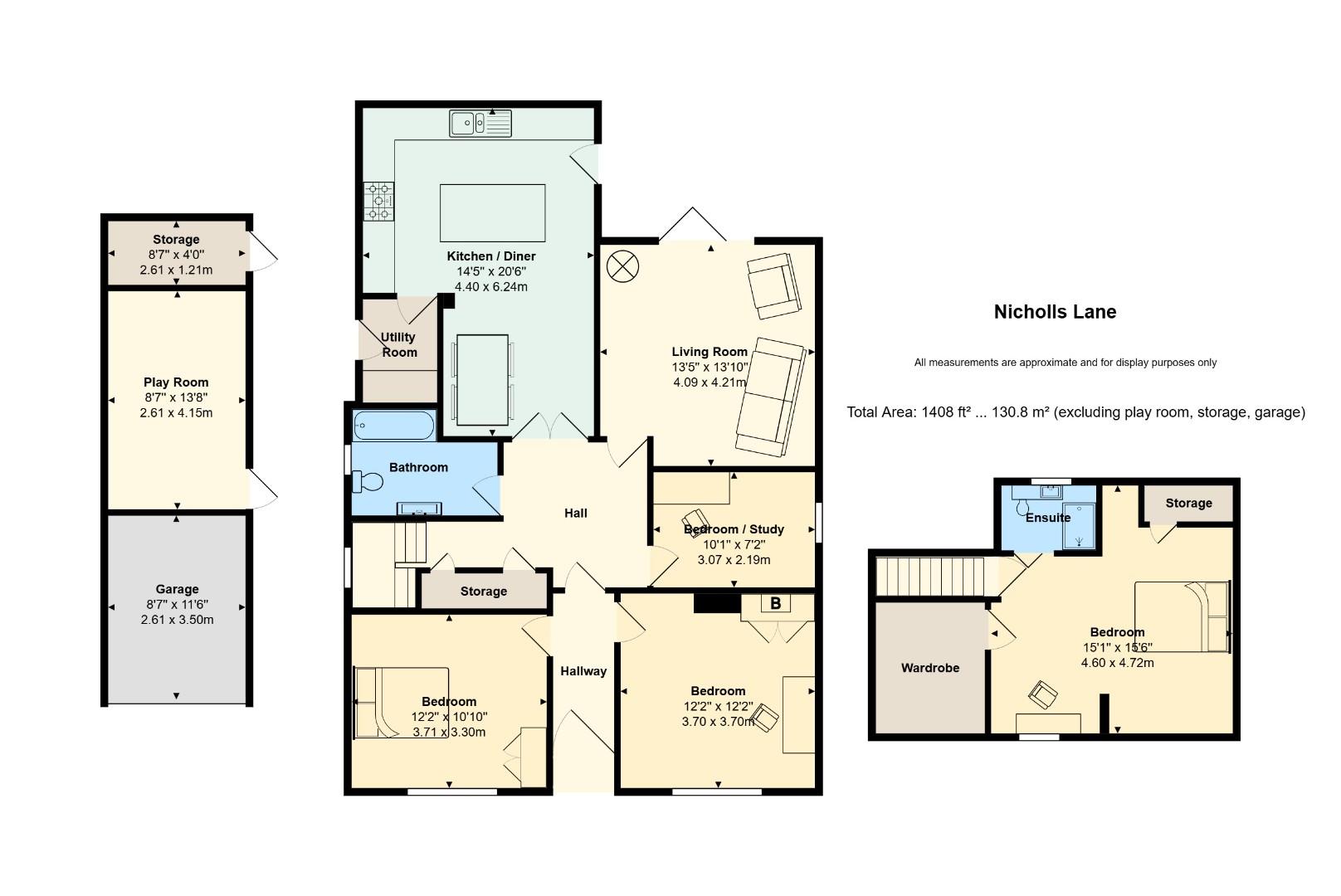 Floorplan for Nicholls Lane, Winterbourne, Bristol